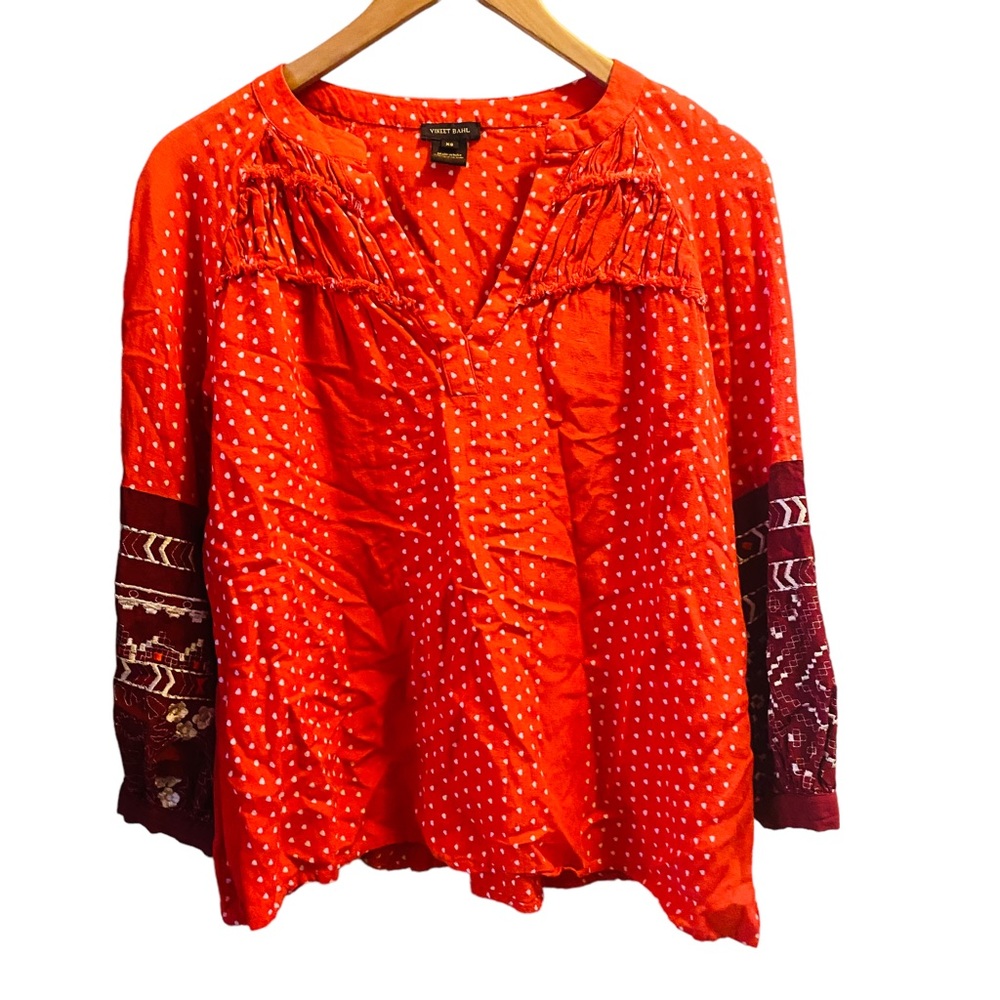 Anthropologie Vineet Bahl Nora Peasant Top - Picture 4 of 8